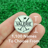 Golf Markers Ladies Names Letter “V”