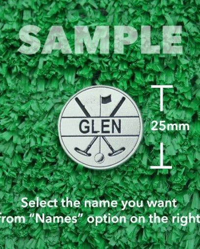 Golf Markers Men’s Names Letter “G”