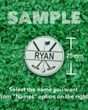 Golf Markers Men’s Names Letter “R”