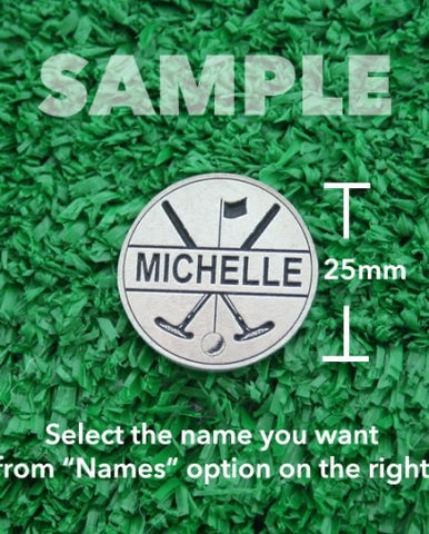 Golf Markers Ladies Names Letter “M”